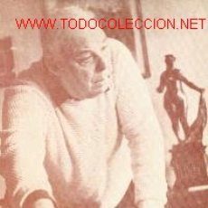 Cine: JEAN RENOIR. FERNANDEZ CUENCA, CARLOS. ED. FILMOTECA NACIONAL. MADRID, 1966.. Lote 25048708